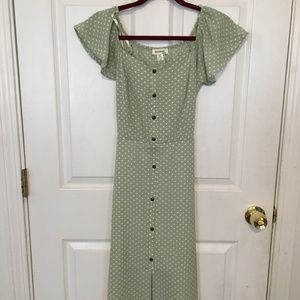 Monteau size small polka dot dress (NWT)